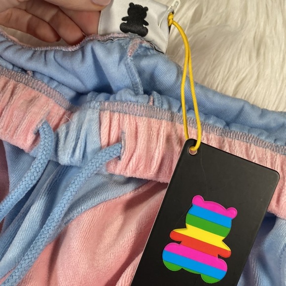 HP🍧[ Teddy Fresh ] Pastel Diamond Velour Pants - Picture 4 of 14